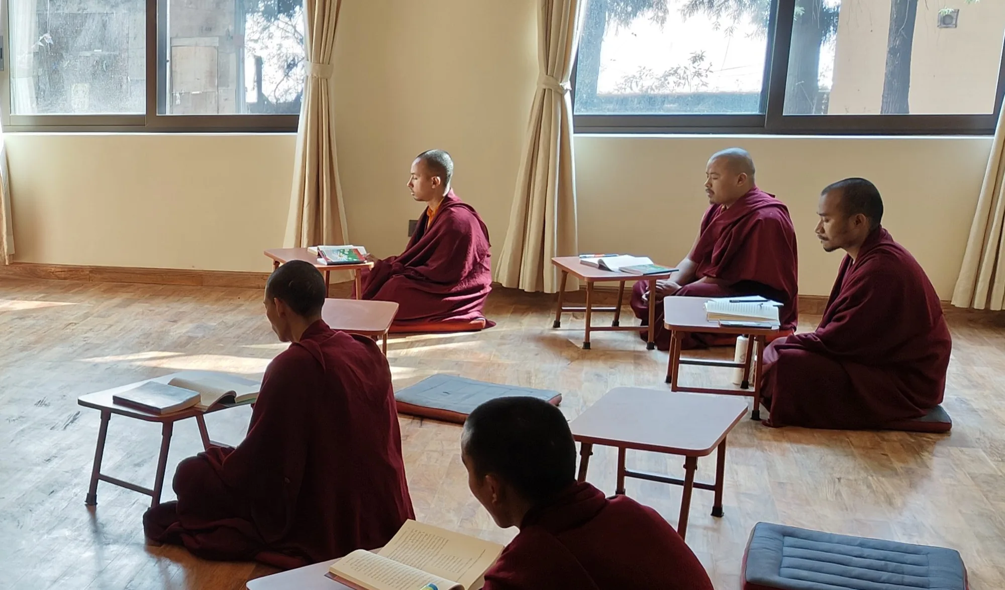 Shedra meditation hall